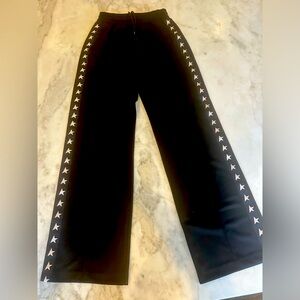 Amazing, black golden goose brand track pants.